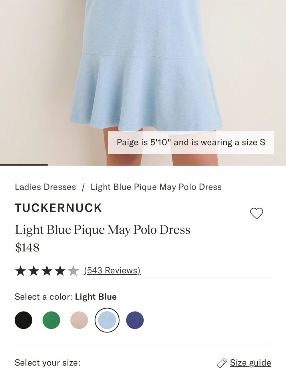 Tuckernuck Pique May Polo Dress - Picture 2 of 8